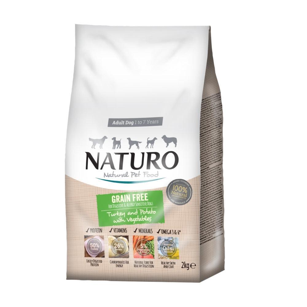 Naturo Adult Grain Free Turkey with Potato & Veg 2kg