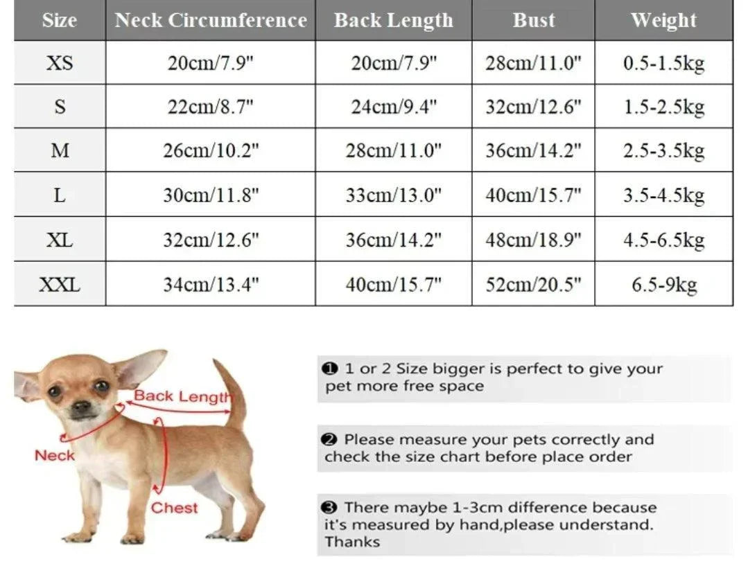 DSUK! Dog Body Warmer.