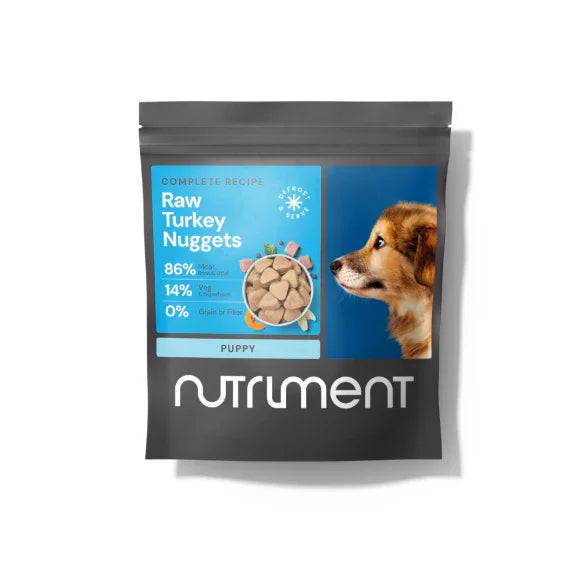 Nutriment Raw Turkey Nuggets for Puppies 1kg