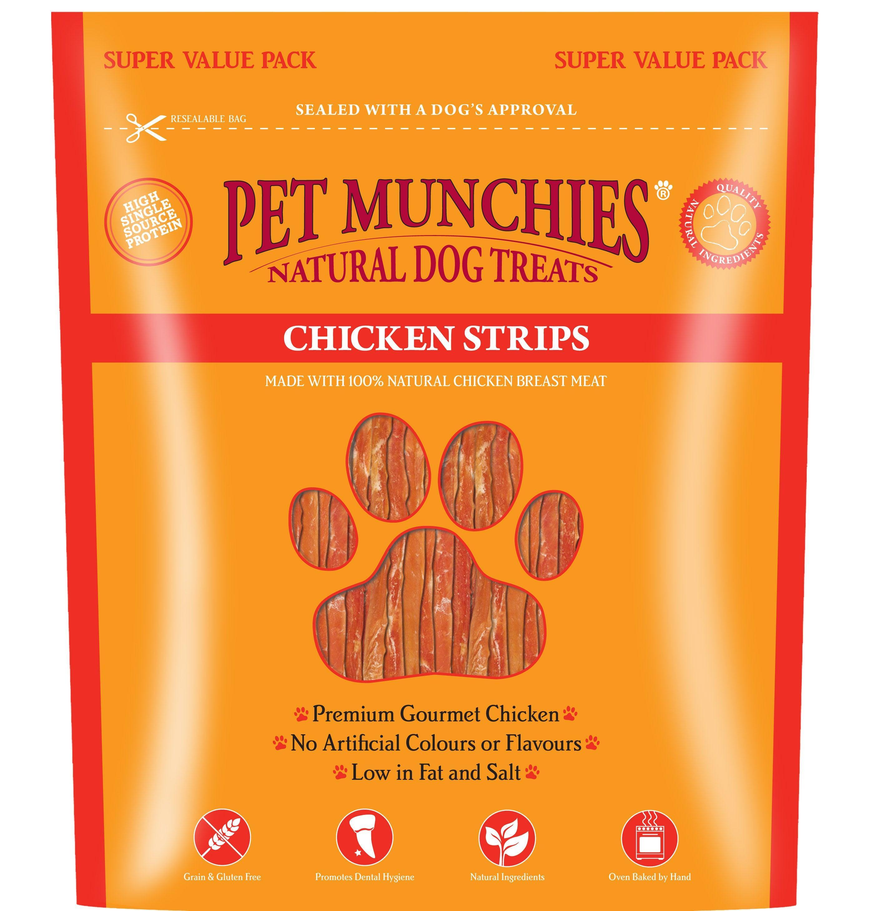 Pet Munchies Dog Treat Ckn Strips 320g