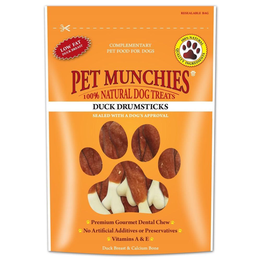 Pet Munchies Dog Treat Duck D/Stk 100g