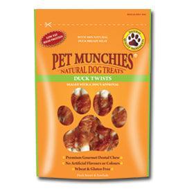 Pet Munchies Dog Treat Duck Twist 80g
