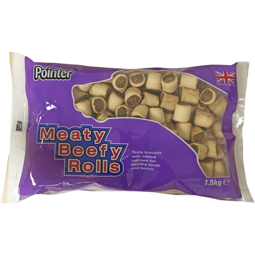 Pointer Meaty Beefy Rolls/Marrowbone Rolls 1.5kg