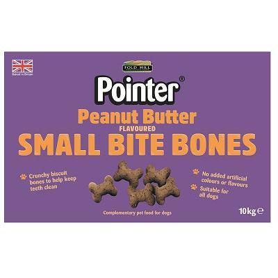 Pointer Small Bite Peanut Butter Flavoured Bones 10kg
