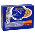 Purina One Adult Cat Chk/Bf Pch 8x85g