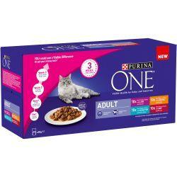 Purina One Adult Mini Fillets Mixed 40pk