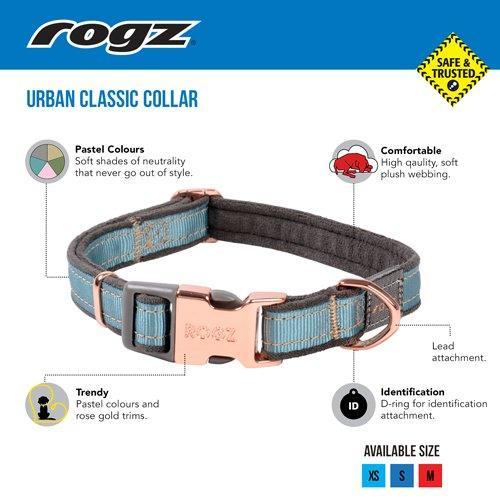 Rogz URBAN Classic Collar Pink Blush