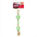 Rosewood Mint Rubber & Rope Toy