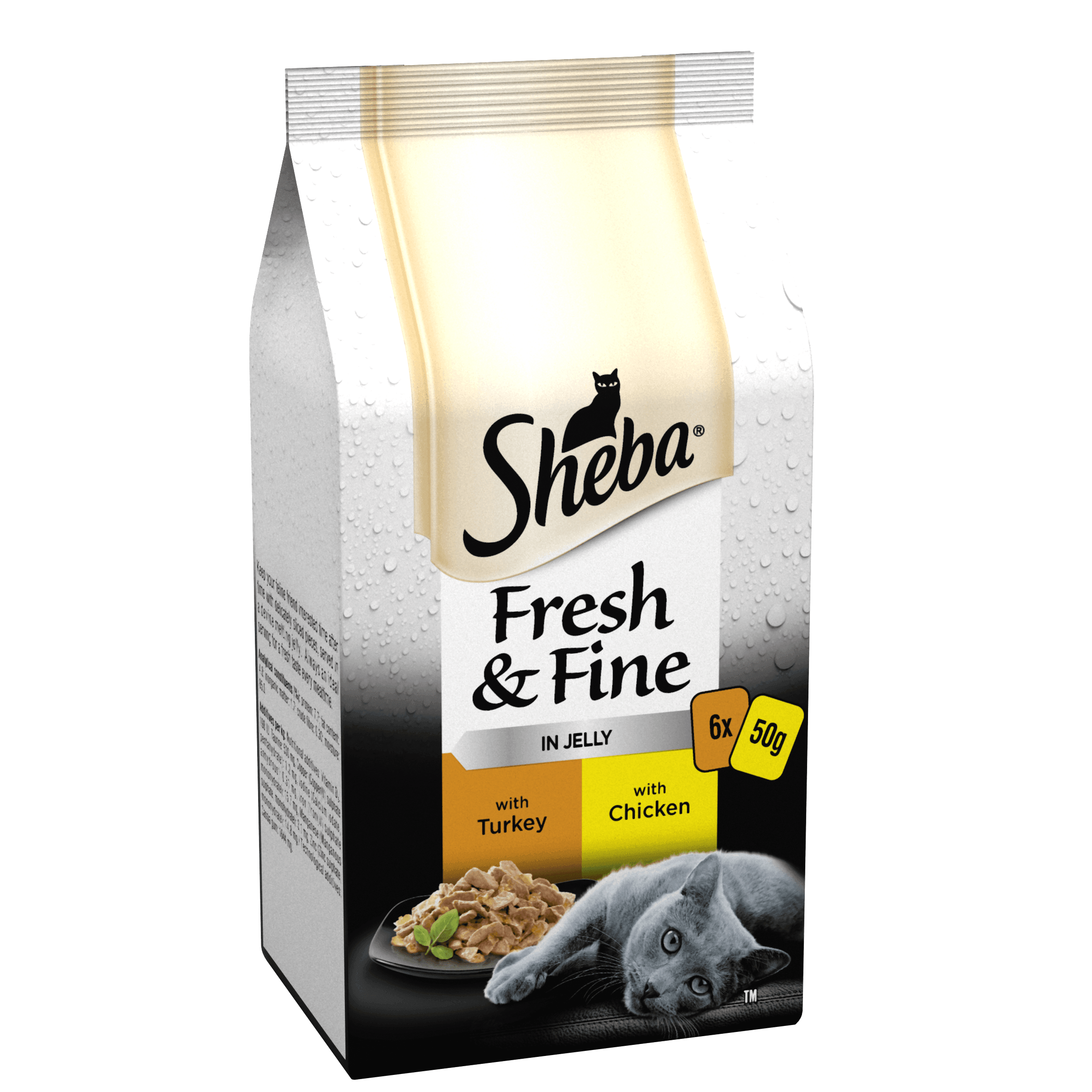 Sheba Pch Fresh & Fine Ck&Tk CIJ 6x50g