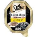 Sheba Select Slices Cat Food Tray with Chicken in Gravy, 22x 85g