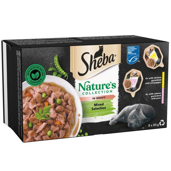 Sheba Tray Natures Collect Mix G 8x85g