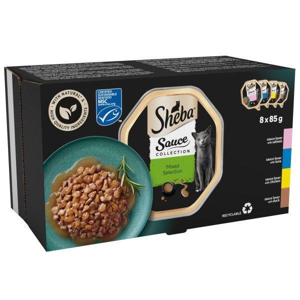 Sheba Tray Sauce Collect Mix 8x85g