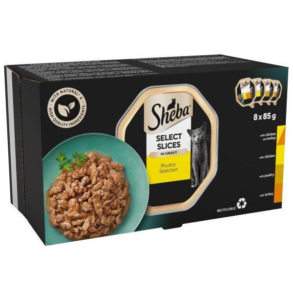Sheba Tray Select Slices Plty CIG 4x 85g