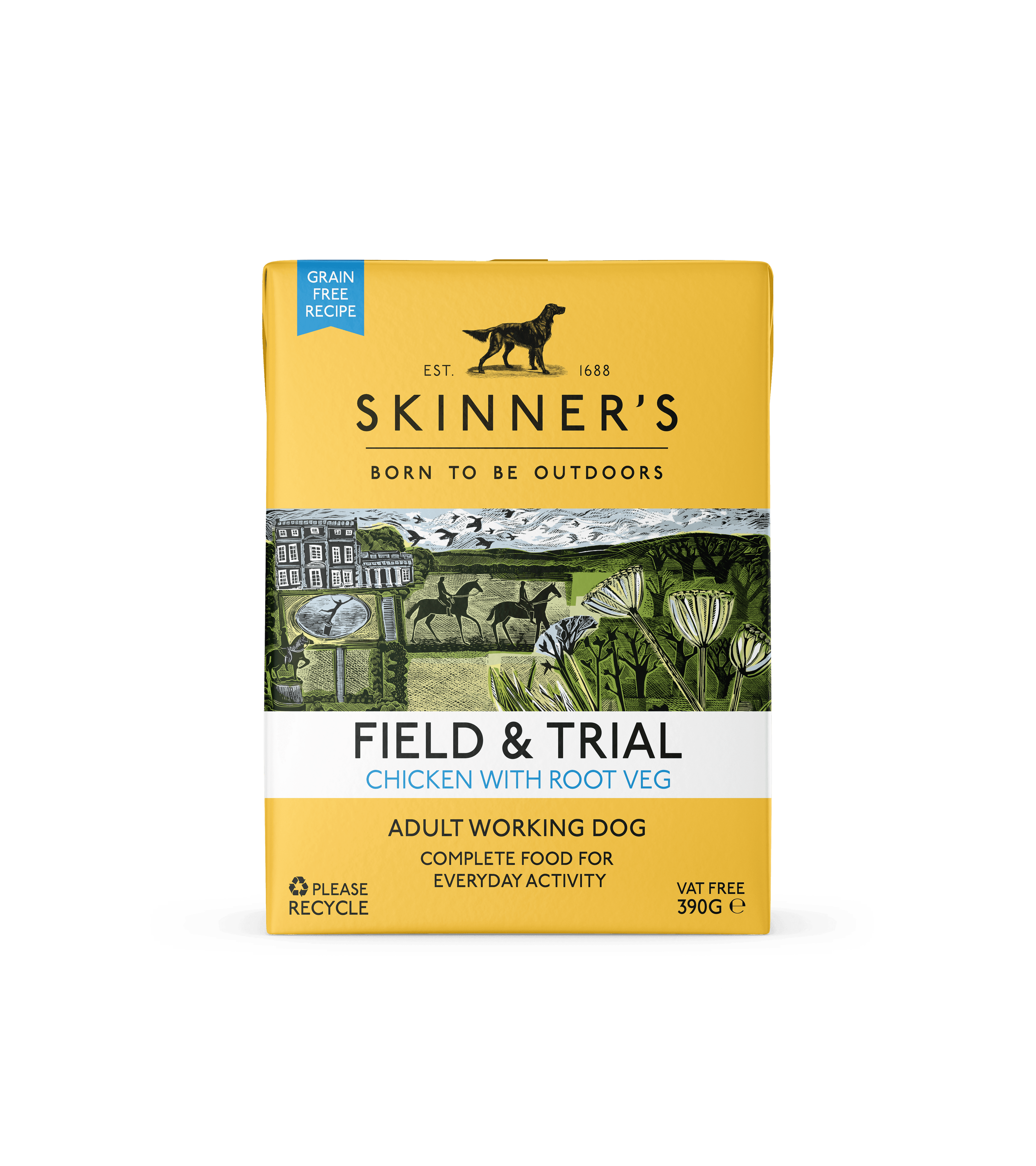 Skinners Field & Trial Adult Grain Free Chicken 390g