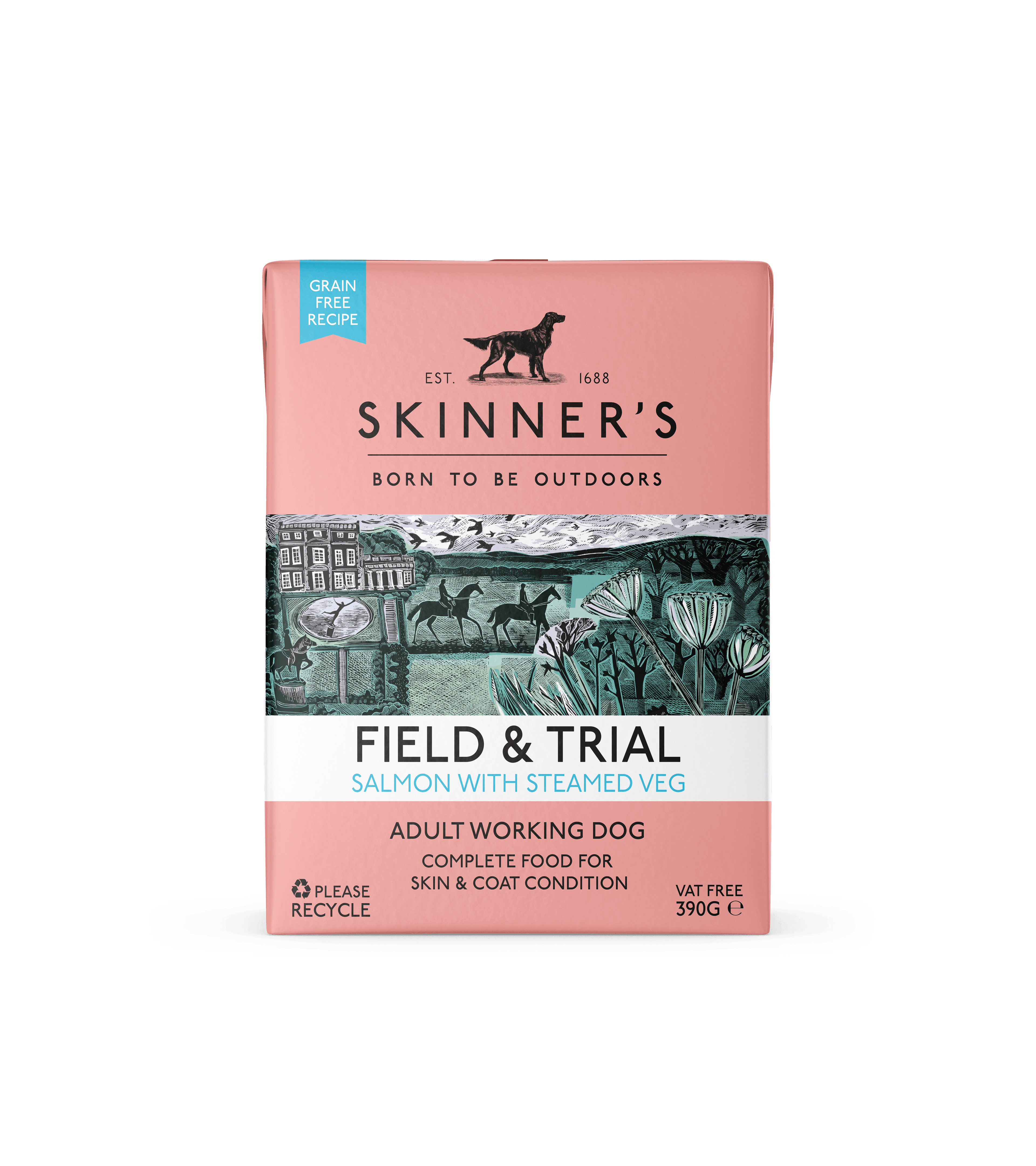Skinners Field & Trial Adult Grain Free Salmon 390g