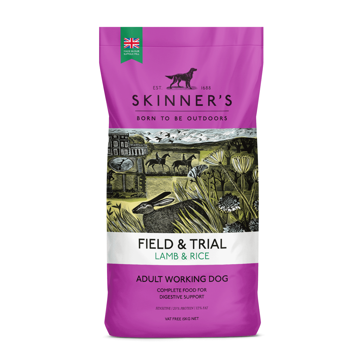 Skinners Field & Trial Adult Lamb & Rice 2.5kg