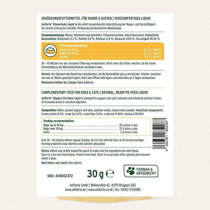 Slippery Elm Bark Liquid - To help with vomiting & diarrhoea