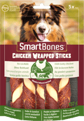SmartBones Chick Wrap Stick Med 5pc