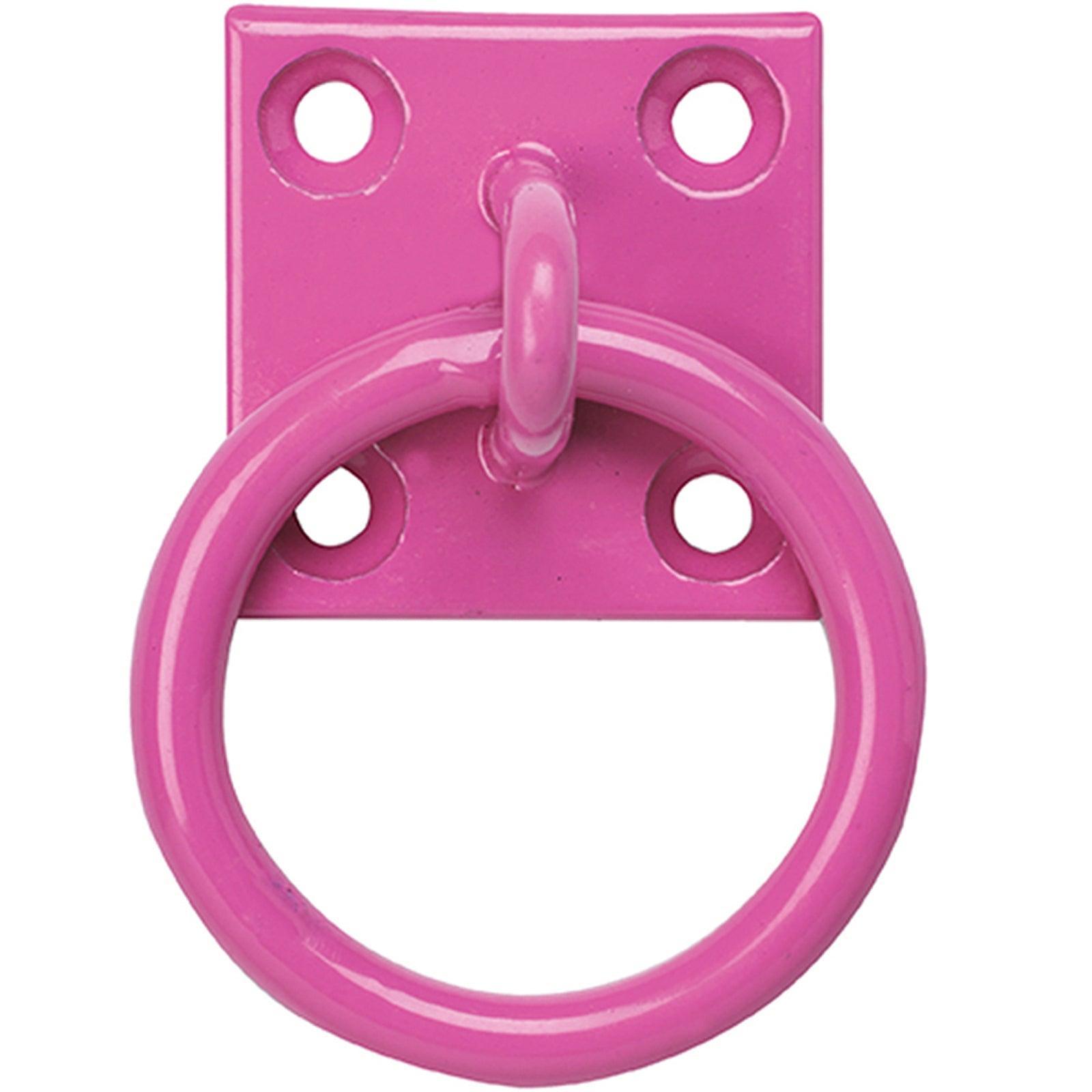 Tie Ring On Plate Pink