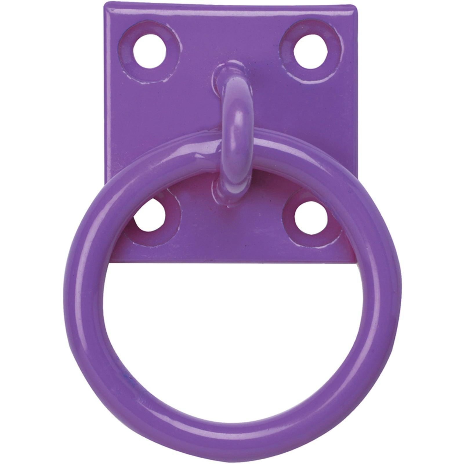Tie Ring On Plate Purple
