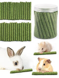 Timothy Hay Sticks 38PCS - Natural Timothy Grass Molar Teeth Stick Chew Toys for Bunnies, Chinchillas, Guinea Pigs, Hamsters
