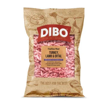 Turkey, Lamb & Offal Freeflow 1kg DIBO