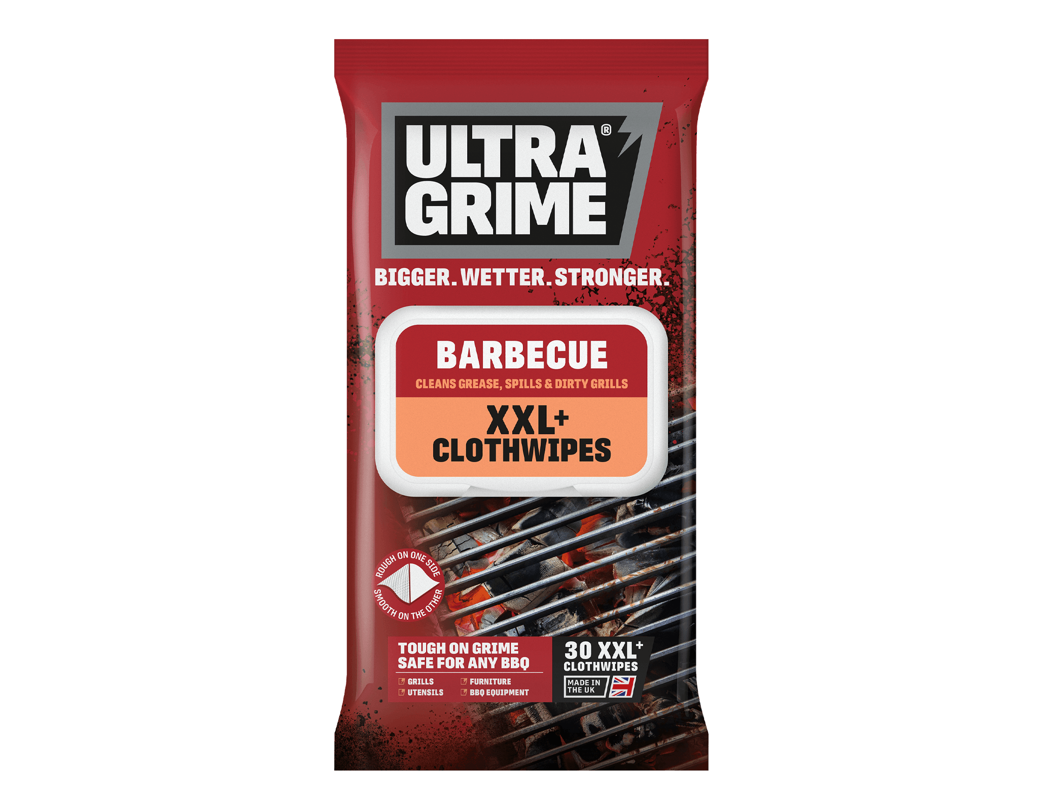UltraGrime XXL BBQ Wipes 30pk