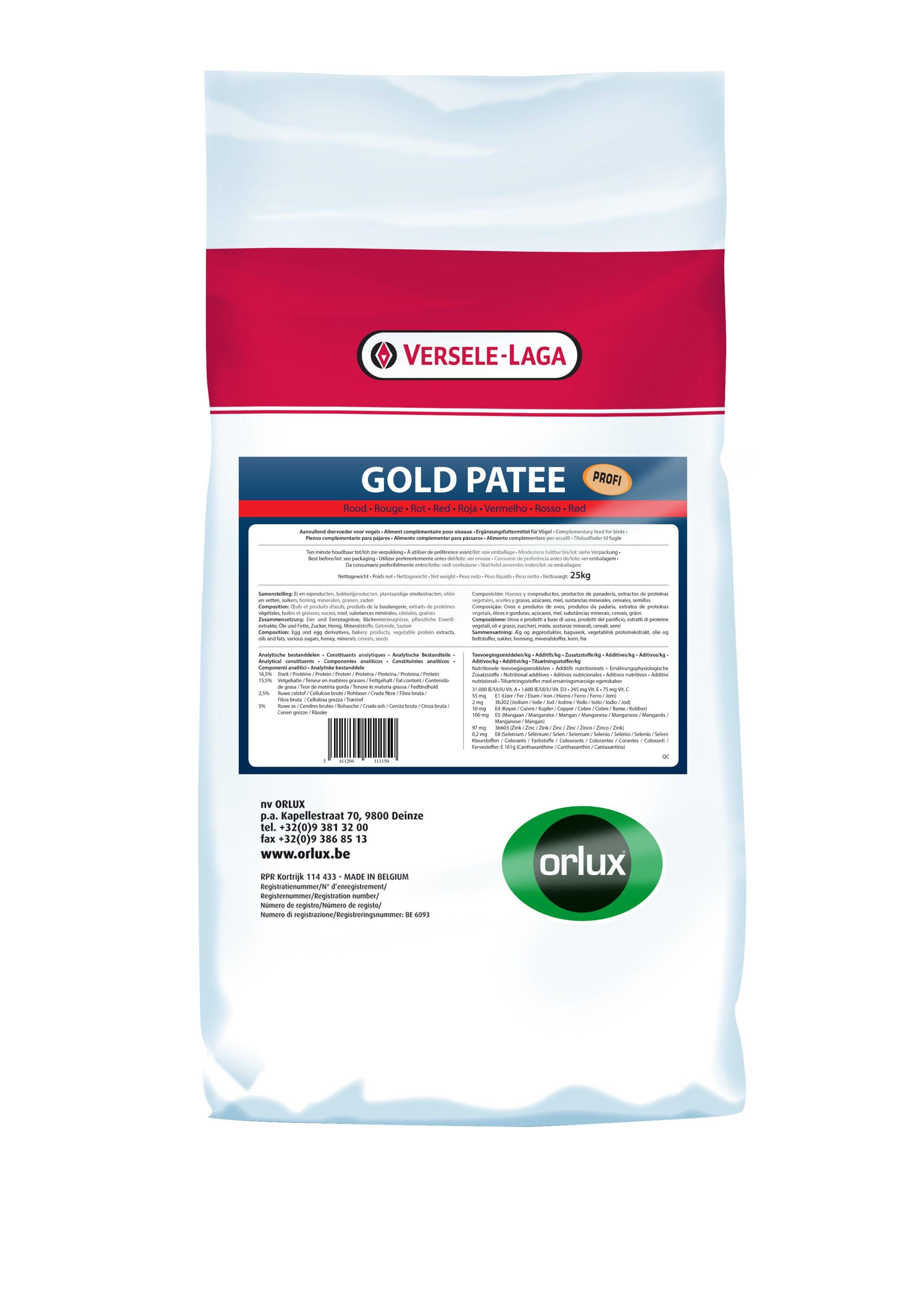Versele Laga Gold Patee Red Pro