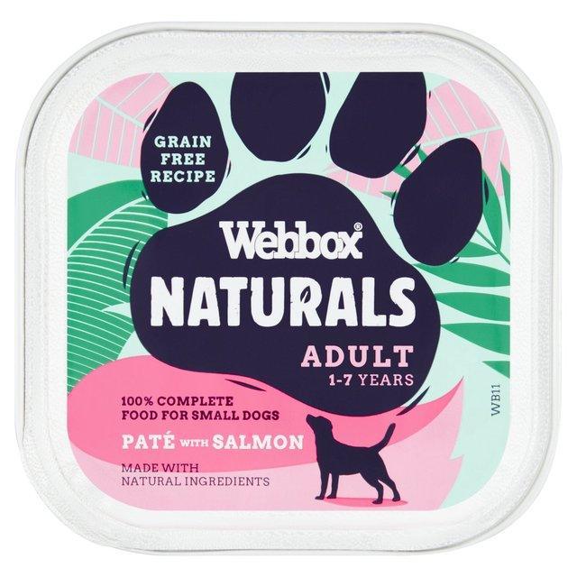 Webbox Natural Dog Adult Salmon Pate 150g