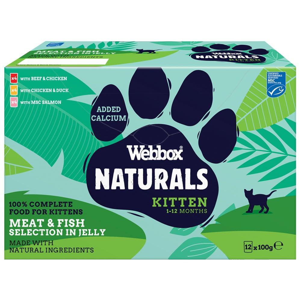 Webbox Natural Kitten Mixed Jelly Pouch 100g