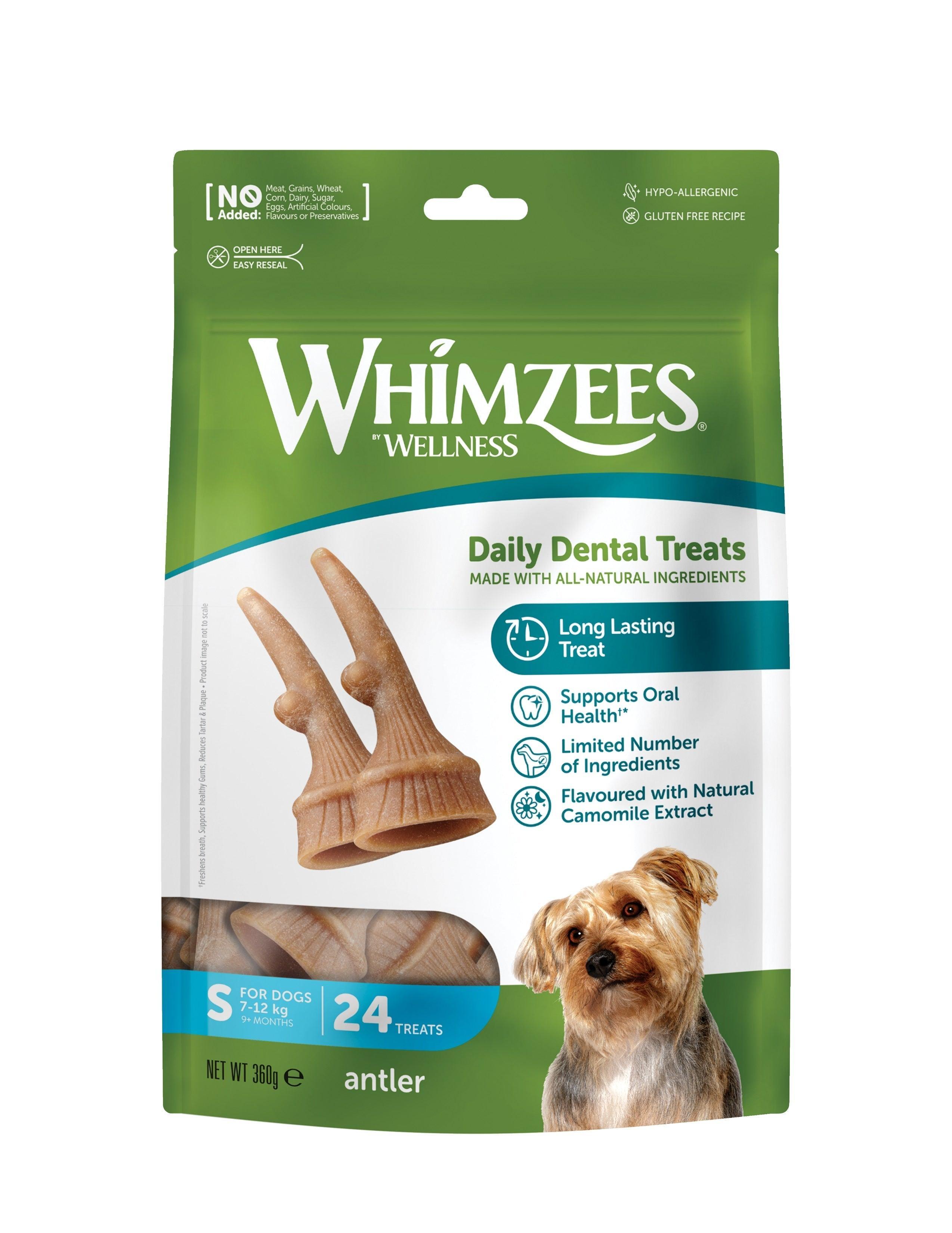 Whimzees Antler Small 24pk