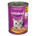 Whiskas 1+ Adult Chicken in Jelly Tins 400g