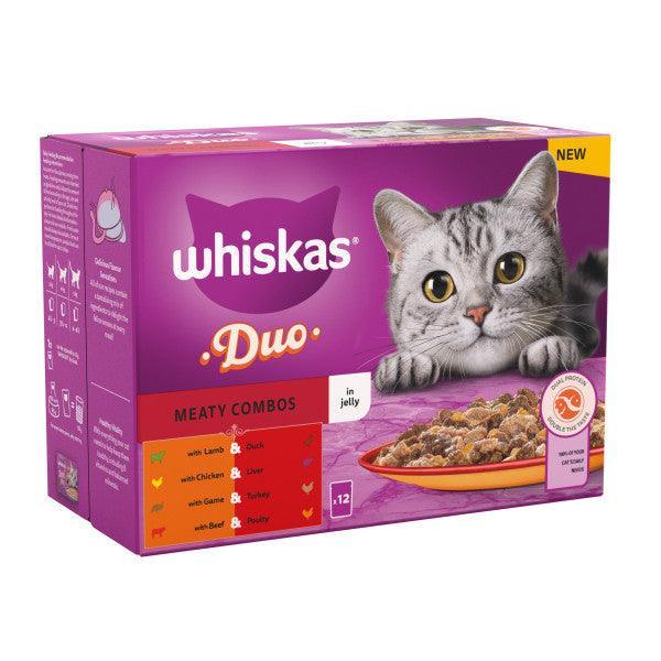 Whiskas Adult 1+ Duo Meaty Combos in Jelly 12x85g