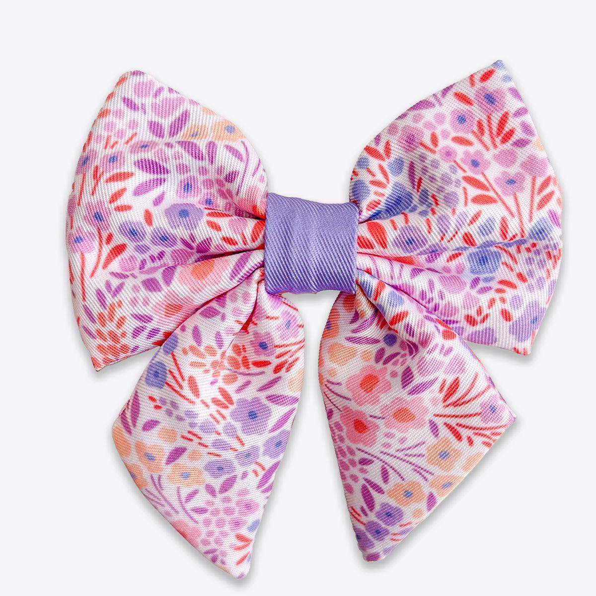 Wyld Cub - Dog Sailor Bow Tie: Notting Hill Lilac