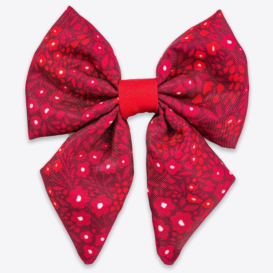 Wyld Cub - Dog Sailor Bow Tie: Notting Hill Mulberry